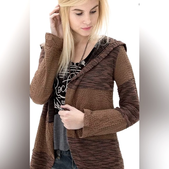 BKE Jackets & Coats Buckle I Gimmicks By Bke Boho Pieced Open